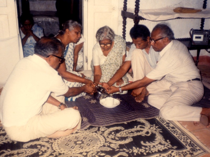 Martin Wickramasinghe Trust board meeting